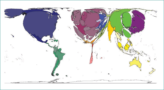 Utilisateurs d'internet dans le monde